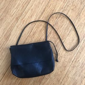 COS black leather bag